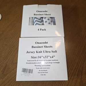 Onacosht Bassinet Sheets 4 Pack